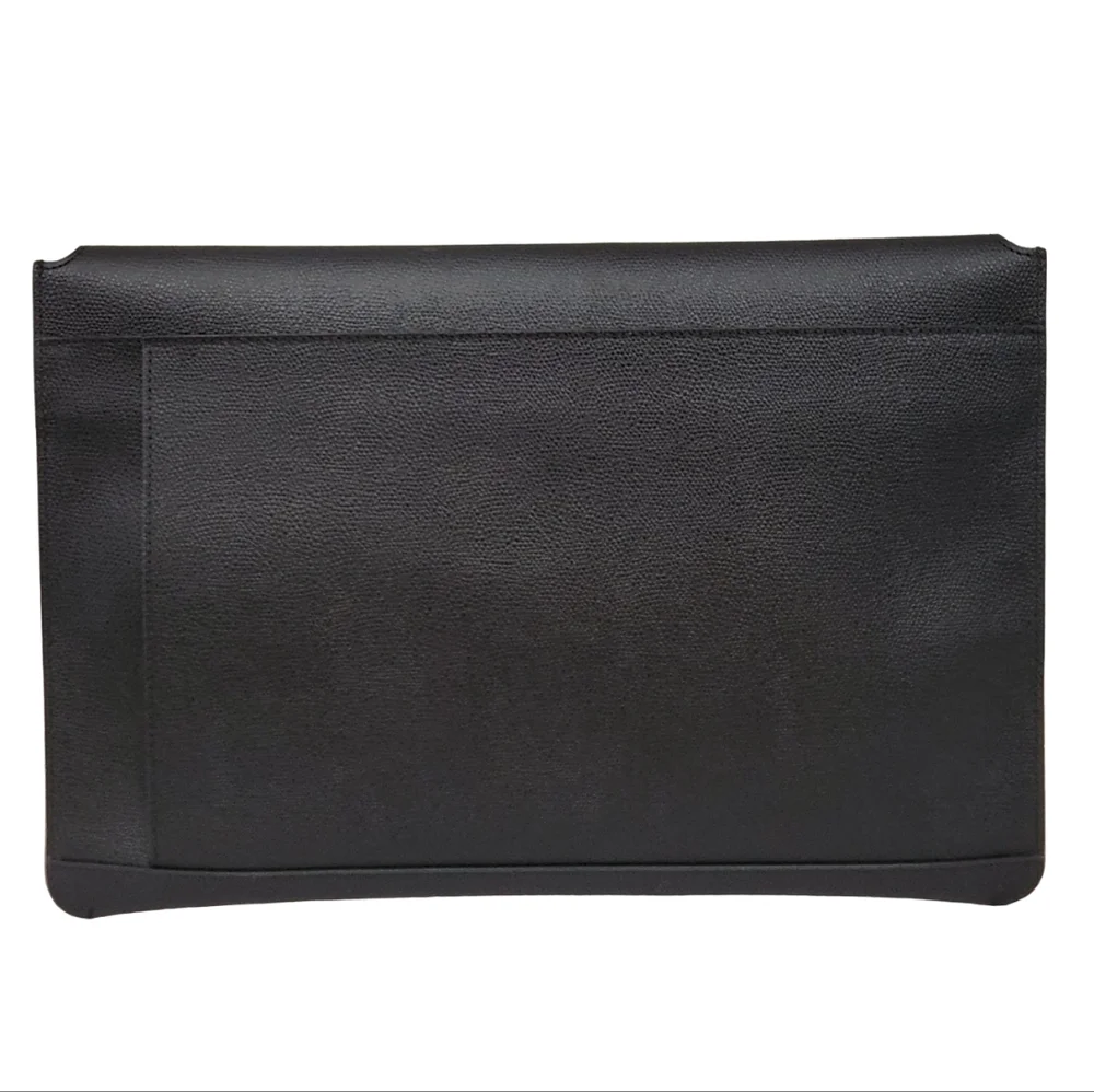 PRISTINE SENREVE TABLET LAPTOP ENVELOPE SLEEVE IN NOIR LEOPARD HAIRCALF BAG